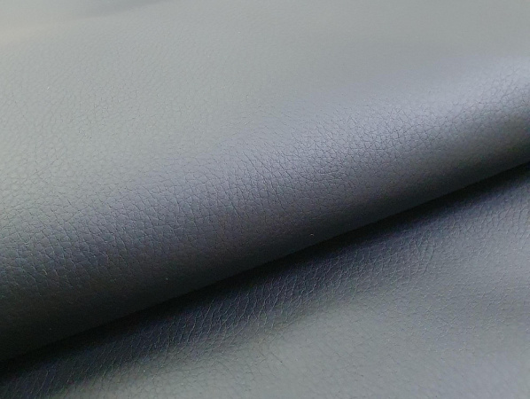 Диван П-образный Дубай полки слева Велюр\Экокожа Черный\Черный 110620