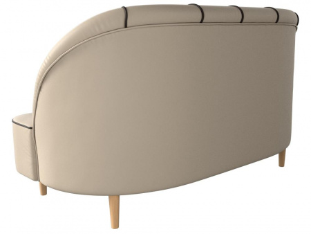Кушетка Фелини Экокожа Бежевый\Коричневый 109873